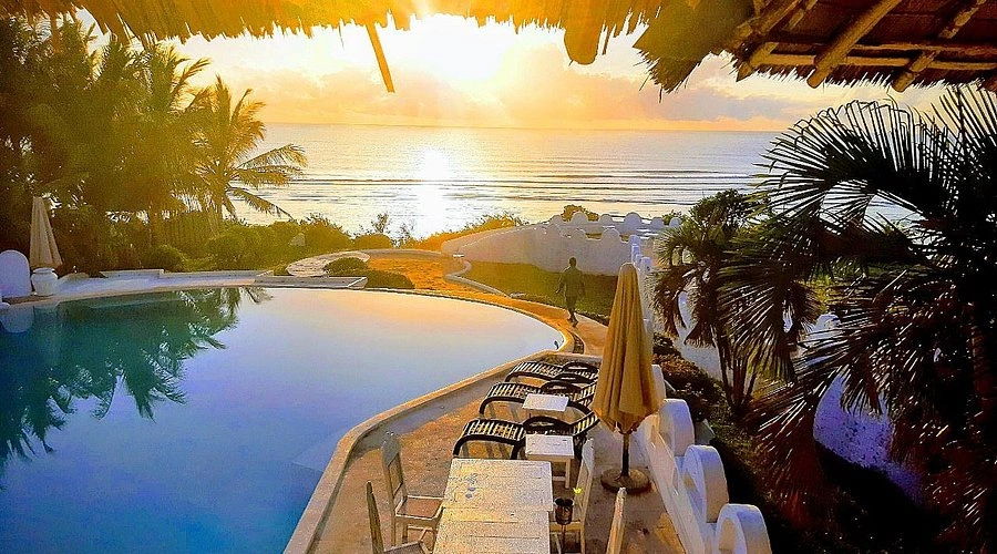 Msambweni Beach House cliffside villa with Indian Ocean views, Kenya's south coast